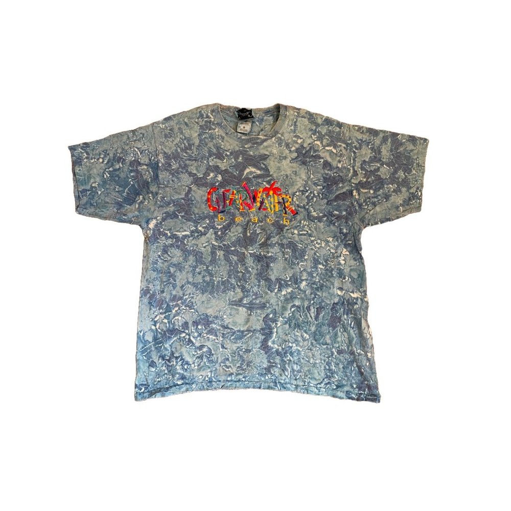 Vintage Rare Clearwater Florida Beach Shirt Location Novelty Tie Dye